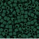 Toho seed beads 8/0 round Opaque-Frosted Pine Green - TR-08-47HF